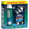 Derby Tıraş Köpüğü 200 ml+Samurai Platınum 3 6lıPoşet