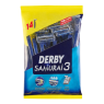 Derby Tıraş Bıçağı Samuraı 3 Bıçak 14'lü