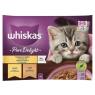Whiskas 4'lü Pure Delight Yavru Kedi Maması Kümes Hayvanlı 340 gr